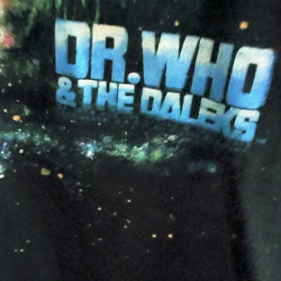 Dr. Who & The Daleks Short Sleeve Tee Shirt Black Size M - Picture 4 of 5
